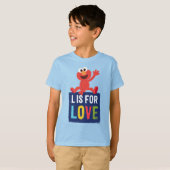Elmo | L staat voor Liefde T-shirt (Voorkant volledig)