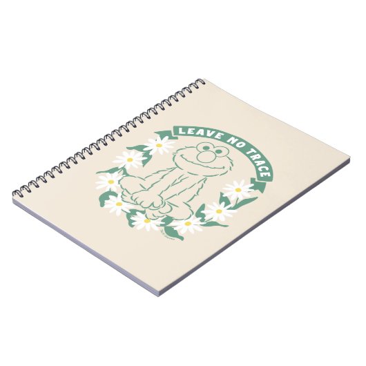 Elmo | Laat Geen Sporen Bloem Grafisch Notitieboek (Linkerzijde)