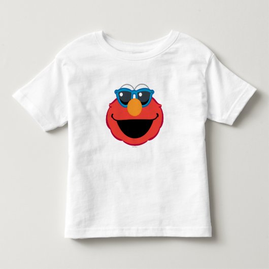 Elmo Lachend gezicht met zonnebril Kinder Shirts (Voorkant)