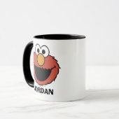 Elmo Lachend Gezicht Mok (Voorkant links)