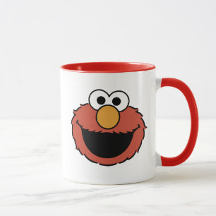 Elmo Lachend Gezicht Mok