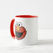 Elmo Lachend Gezicht Mok (Voorkant links)