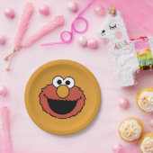 Elmo Lachend Gezicht Papieren Bordje (Feest)