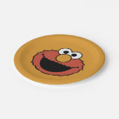 Elmo Lachend Gezicht Papieren Bordje (Gekanteld)