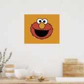 Elmo Lachend Gezicht Poster (Keuken)