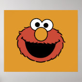 Elmo Lachend Gezicht Poster (Voorkant)
