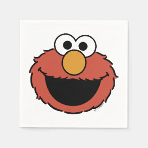 Elmo Lachend Gezicht Servet