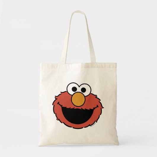 Elmo Lachend Gezicht Tote Bag (Voorkant)