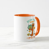 Elmo met zijn goudvis mok (Voorkant rechts)