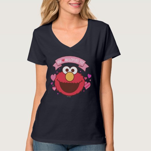 Elmo | Mijn hart behoort tot Elmo T-shirt (Voorkant)