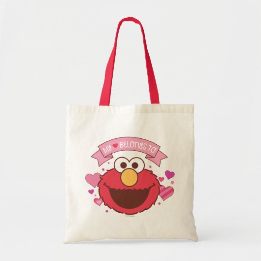 Elmo | Mijn hart behoort tot Elmo Tote Bag (Voorkant)