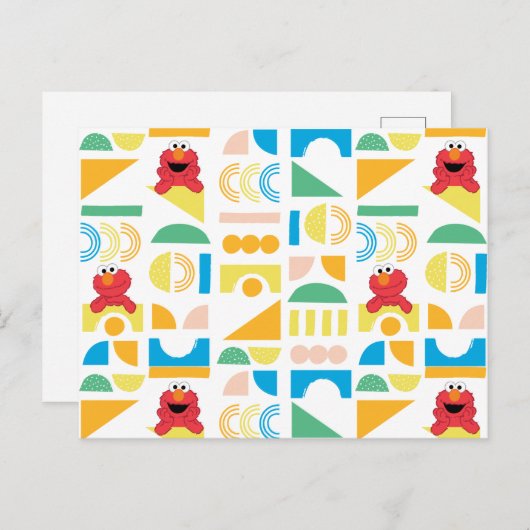 Elmo Minimalist Pattern Briefkaart (Voorkant / Achterkant)