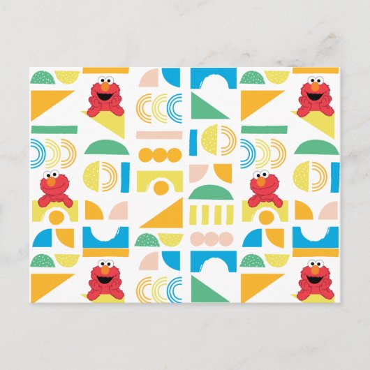 Elmo Minimalist Pattern Briefkaart (Voorkant)