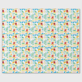 Elmo Minimalist Pattern Cadeaupapier (Vlak)