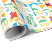 Elmo Minimalist Pattern Cadeaupapier (Rol Hoek)