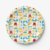 Elmo Minimalist Pattern Papieren Bordje (Voorkant)