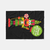 Elmo Nutcracker Fleece Deken (Voorkant (Horizontaal))