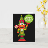 Elmo Nutcracker Kaart (Gele Bloem)