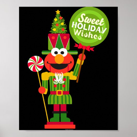 Elmo Nutcracker  Poster (Voorkant)