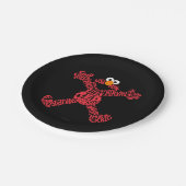 Elmo Pattern Fill Papieren Bordje (Gekanteld)