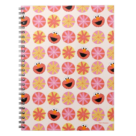 Elmo Pom-Pom Patroon Notitieboek (Voorkant)