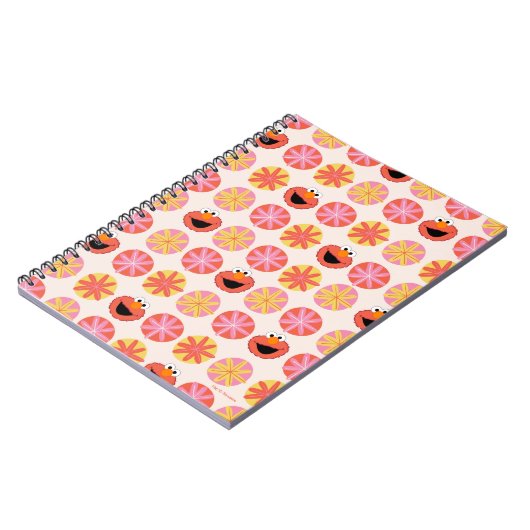 Elmo Pom-Pom Pattern Notitieboek (Linkerzijde)