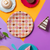 Elmo Pom-Pom Pattern Papieren Bordje