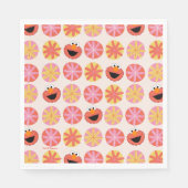 Elmo Pom-Pom Pattern Servet (Voorkant)