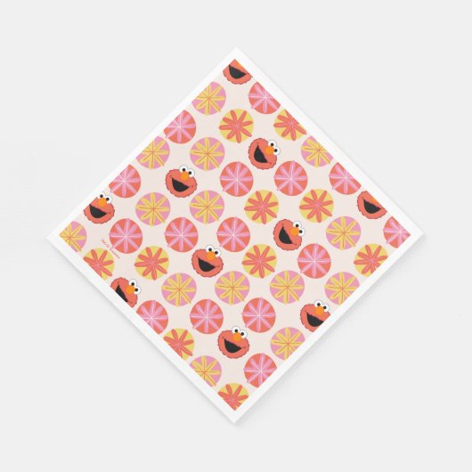 Elmo Pom-Pom Pattern Servet (Hoek)