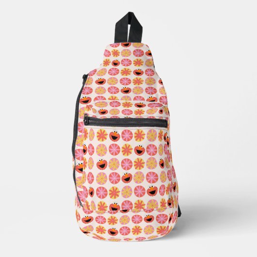 Elmo Pom-Pom Pattern Sling Bag (Voorkant)
