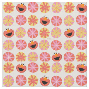 Elmo Pom-Pom Pattern Stof