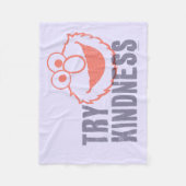 Elmo | Probeer vriendelijkheid Fleece Deken (Voorkant)