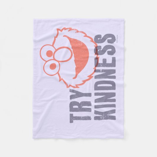 Elmo | Probeer vriendelijkheid Fleece Deken (Voorkant)