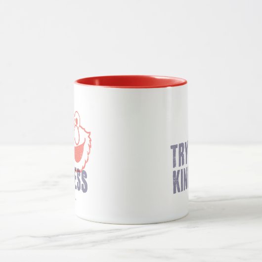 Elmo | Probeer vriendelijkheid Mok (Midden)