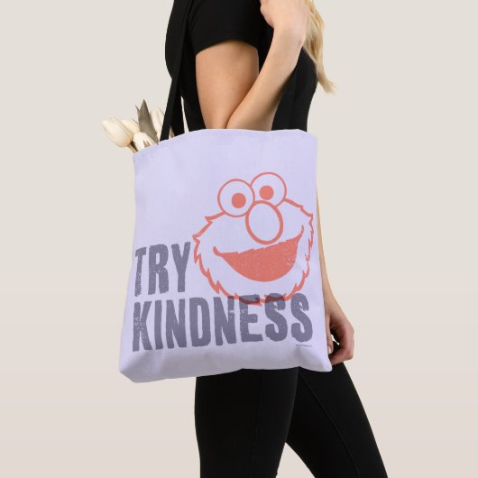 Elmo | Probeer vriendelijkheid Tote Bag (Dichtbij)