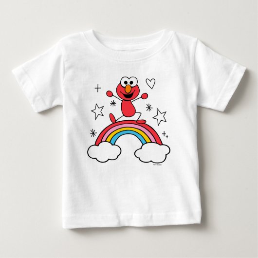 Elmo Rainbow Doodley Graphic (Voorkant)
