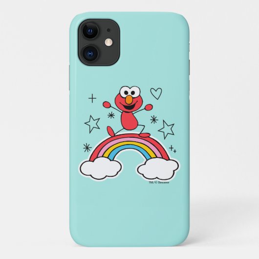 Elmo Rainbow Doodley Graphic Case-Mate iPhone Case (Achterkant)