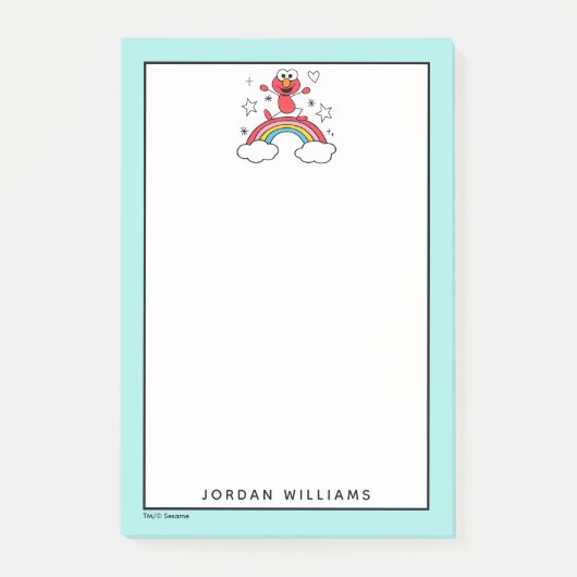 Elmo Rainbow Doodley Graphic Post-it® Notes (Voorkant)