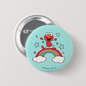 Elmo Rainbow Doodley Graphic Ronde Button 5,7 Cm (Voorkant /achterkant)