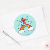 Elmo Rainbow Doodley Graphic Ronde Sticker (Envelop)