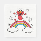 Elmo Rainbow Doodley Graphic Servet (Voorkant)