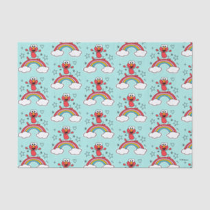 Elmo Rainbow Doodley Graphic Tissuepapier