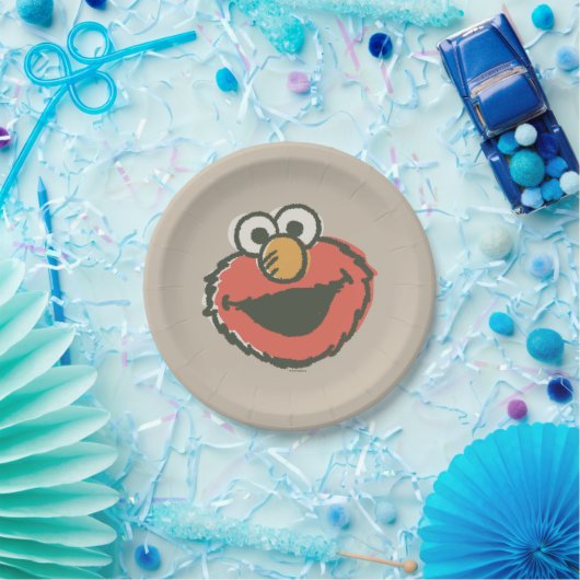 Elmo Retro Papieren Bordje (Feest)