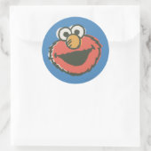 Elmo Retro Ronde Sticker (Tas)