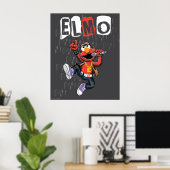 Elmo Rockin uit Poster (Thuiskantoor)