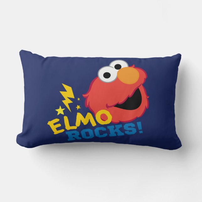 Elmo Rocks Kussen (Voorkant)