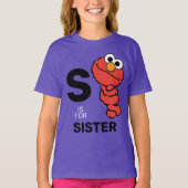 Elmo | S is bestemd voor zuster T-shirt (Voorkant)