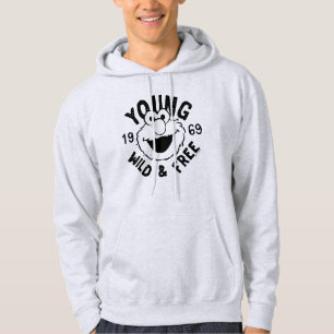 Elmo Schaats Logo - Young, Wild & Free 1969 Hoodie