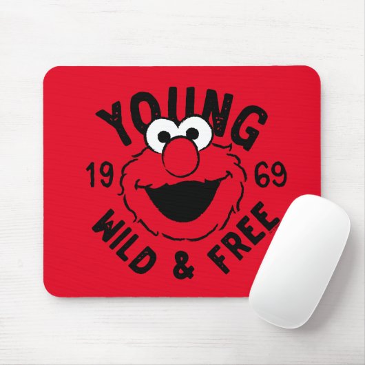 Elmo Schaats Logo - Young, Wild & Free 1969 Muismat (Met muis)
