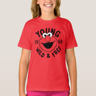 Elmo Schaats Logo - Young, Wild & Free 1969 T-shirt